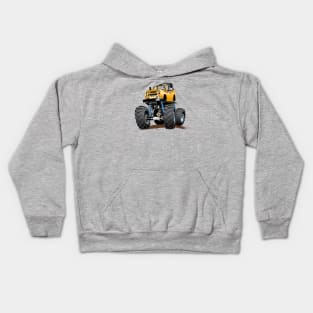 Cartoon Monster Truck Kids Hoodie